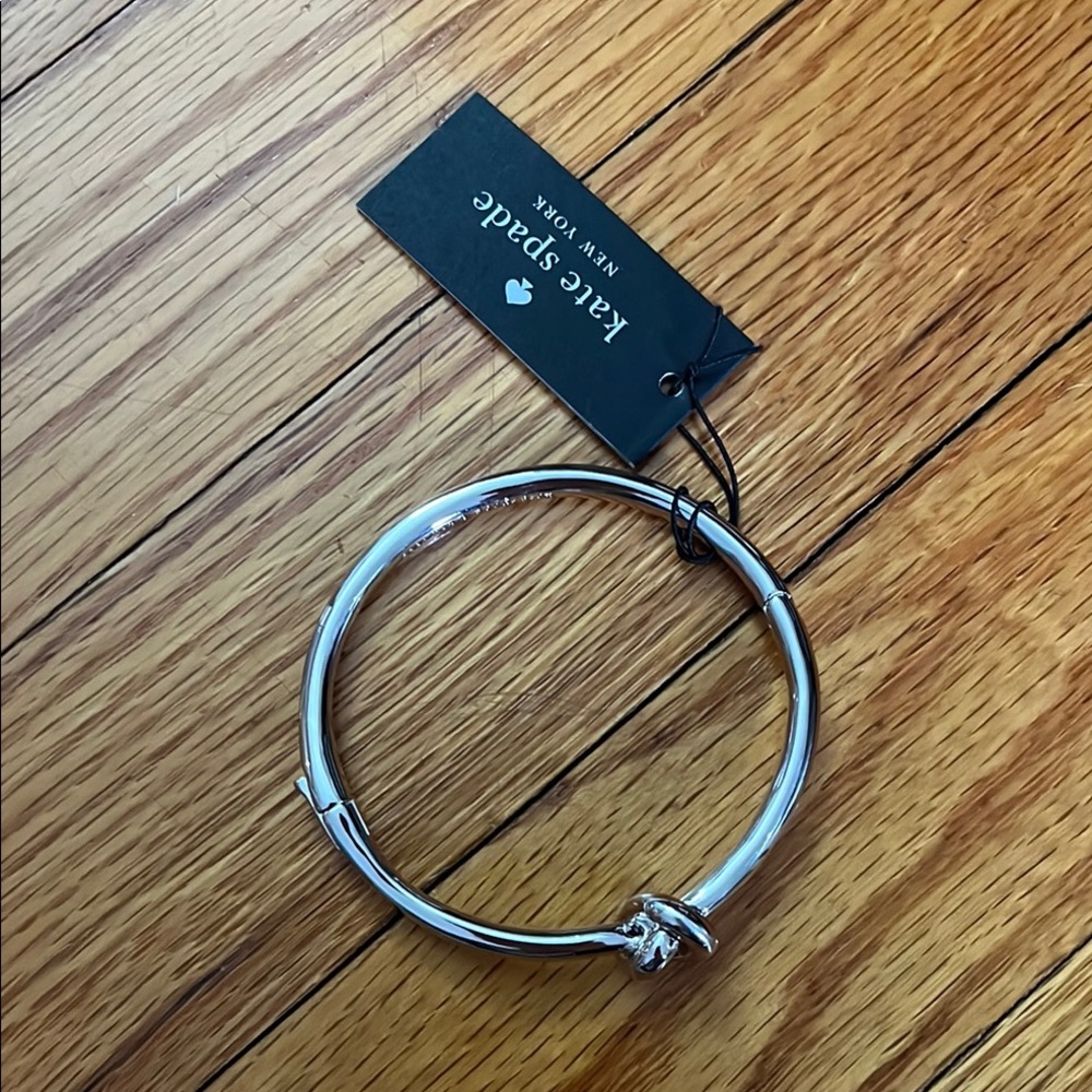 Kate Spade Silver Twisted Knot Bracelet